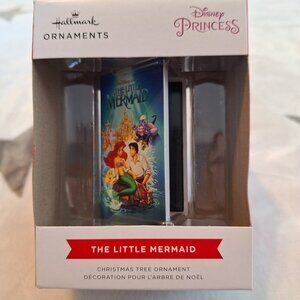 Hallmark Disney Princess The Little Mermaid VHS Tape Christmas Ornament Ariel